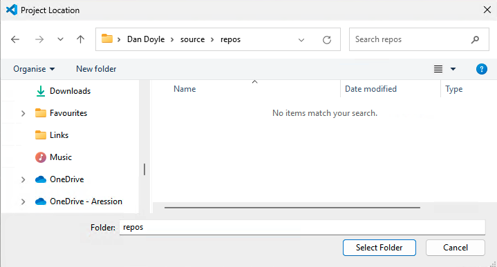 A screenshot of Visual Studio Code screen